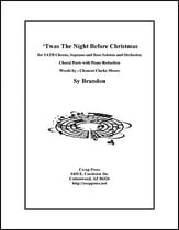 Twas The Night Before Christmas SATB choral sheet music cover